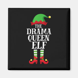 Imã Drama Queen Elf Matching Family Group Natal Pa