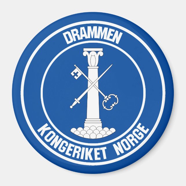 Imã Drammes Round Emblem (Frente)
