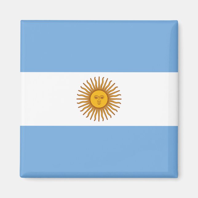 Imã Drapeau Argentine (Frente)