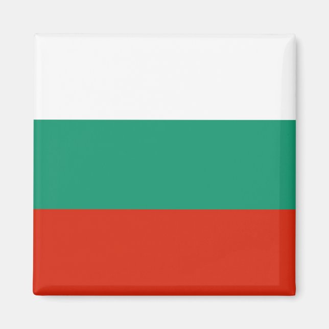 Imã Drapeau Bulgarie tricolore (Frente)
