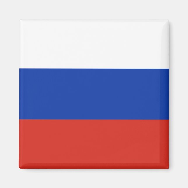 Imã Drapeau Russie tricolore (Frente)