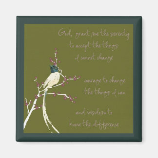 Imã Dream Bird Serenity Prayer Magnet