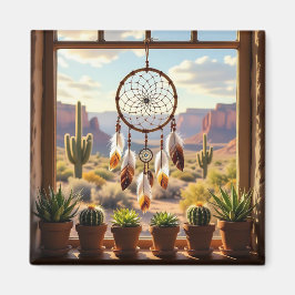 Imã Dreamcatcher, Desert Canyons, Cacti  