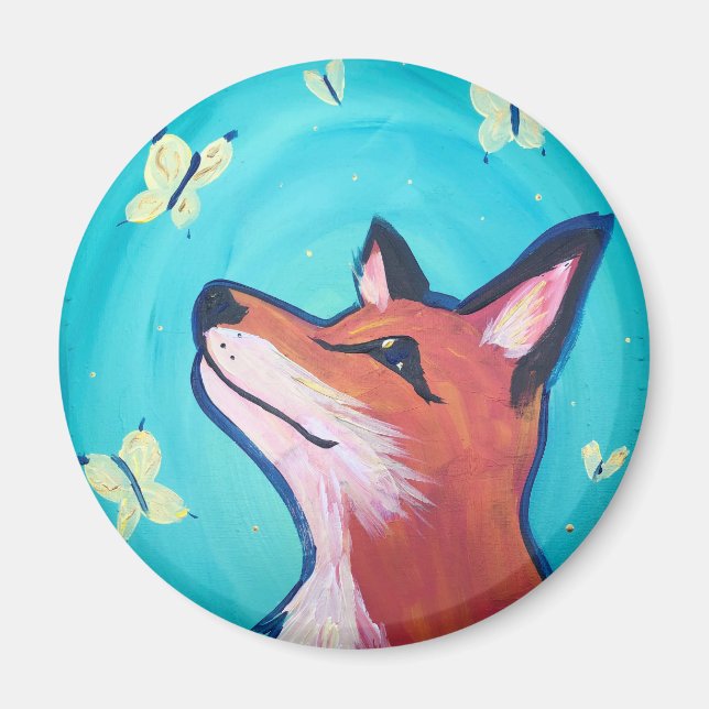 Imã Dreamy Fox Kitchen Magnet (Frente)