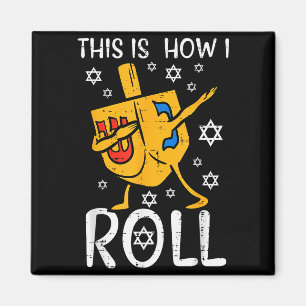 Imã Dreidel Dabbing Feio Hanukkah Chanukah Engraçado H