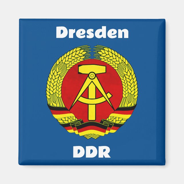Imã Dresden, DDR, Dresden, Alemanha - Ossi da Alemanha (Frente)