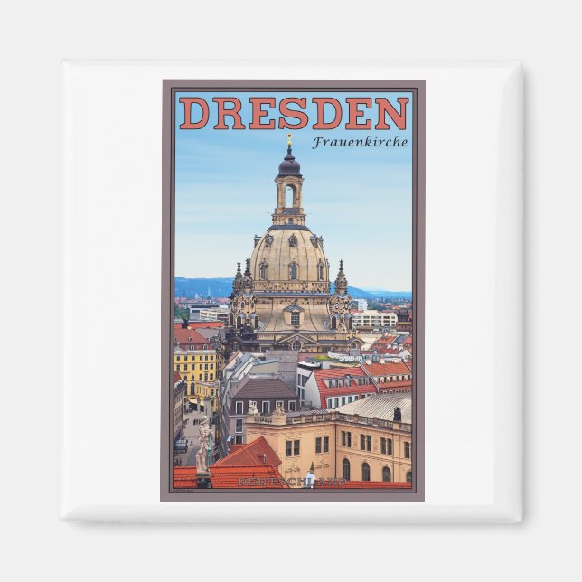 Imã Dresden - Frauenkirche (Frente)