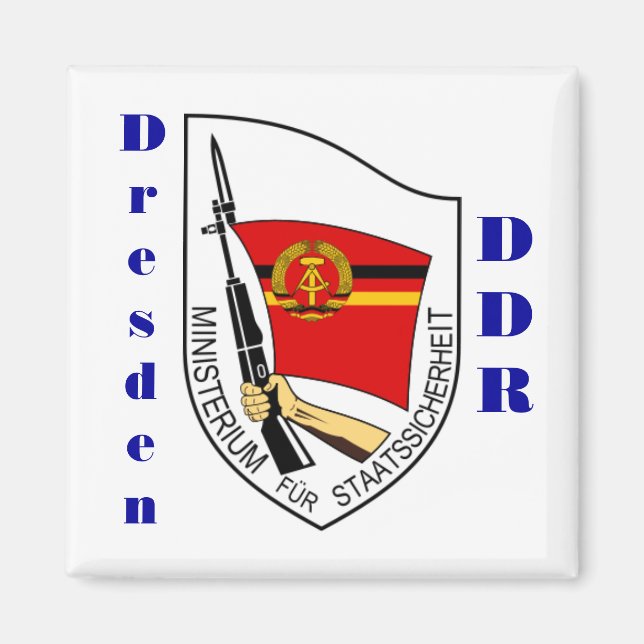 Imã Dresden, Germany Stasi Magnet (Frente)
