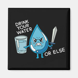 Imã drink your water funny joke drop cartoon animation