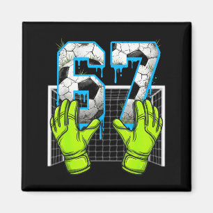 Imã Drip de Futebol 67 Seis Sete Meme Desi Divertido G