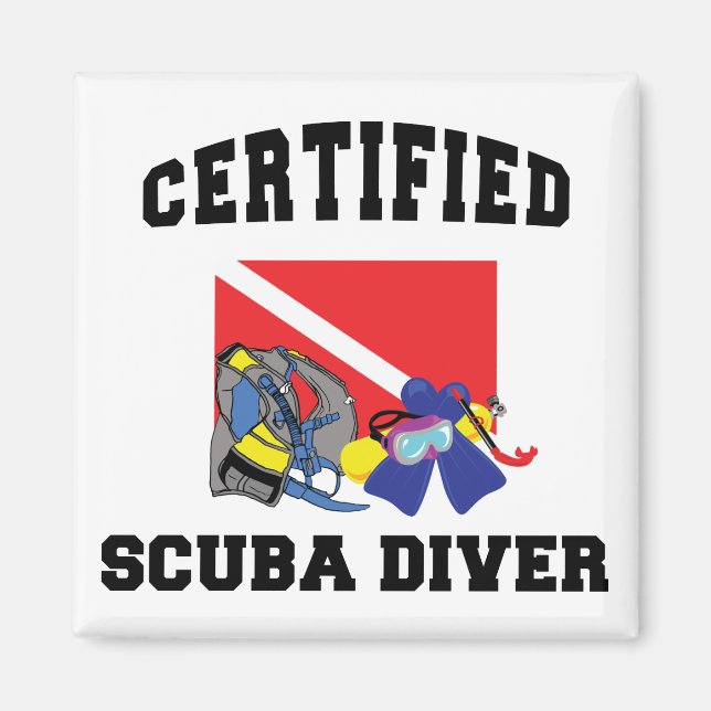 Imã Driver SCUBA certificado (Frente)
