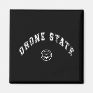Imã Drone Engraçado Estado Voando Drone Secreto Nova J