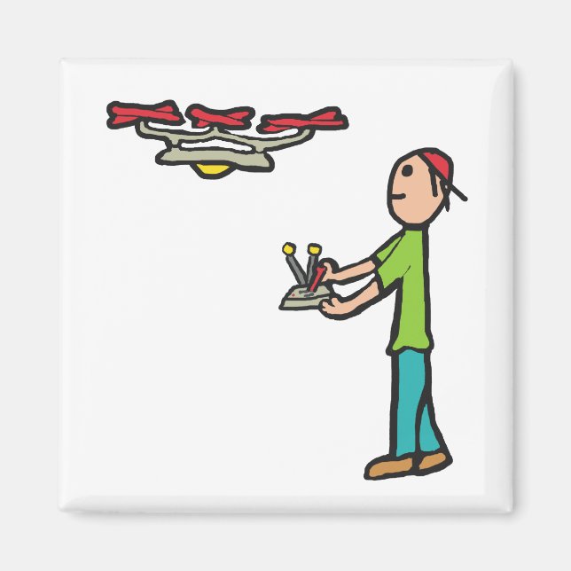 Imã Drone voando (Frente)