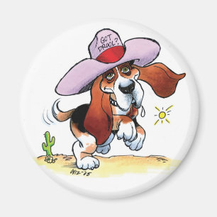 Imã Drool obtido Basset? Ímã médio