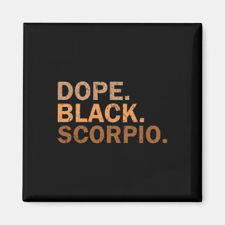 Imã Drug Black Scorpio Melanin African Zodiac Scorpio