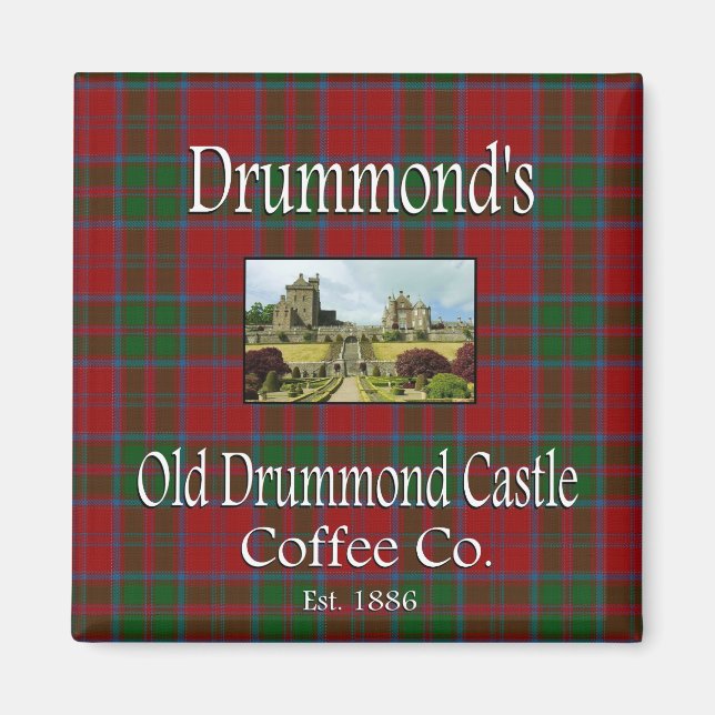 Imã Drummond Castle Coffee Co. Magnet (Frente)