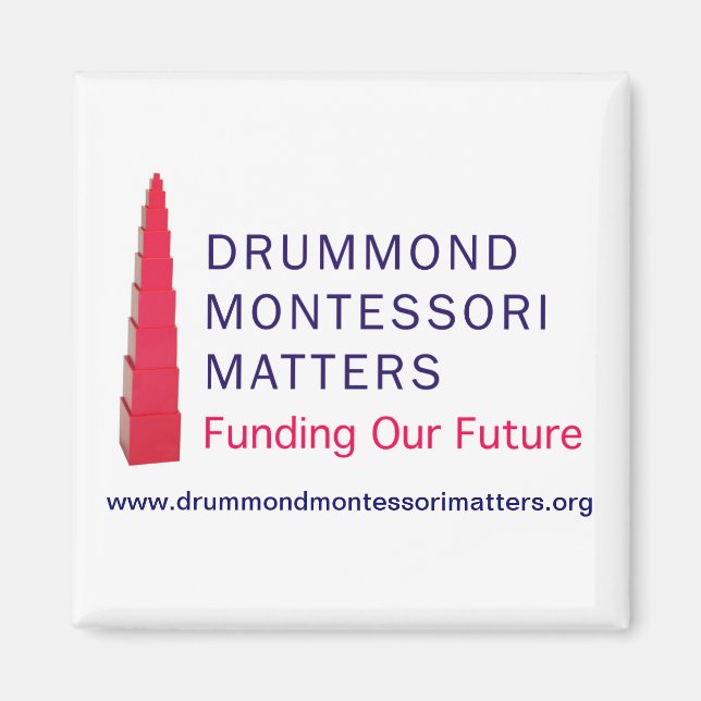 Imã Drummond Montessori Magnet (Frente)