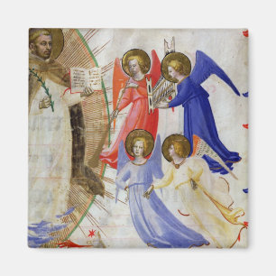 Imã ds 558 f.67v Ruas Dominic com quatro anjos musicai