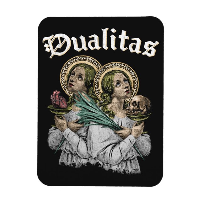 Ímã Dualitas - Design gótico (Vertical)