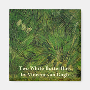 Imã Duas Borboletas Brancas por Vincent van Gogh