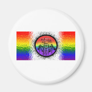 Imã Duas Design de Vidro de Bandeira Espiritual