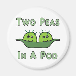 Imã Duas Ervilhas Num Pod