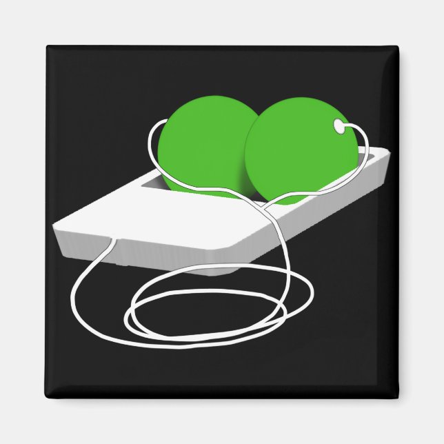 Imã Duas ervilhas num pote (Frente)