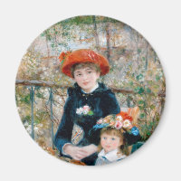 Duas Irmãs em Terrace por Renoir. Impressão de art