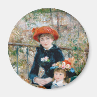 Imã Duas Irmãs em Terrace por Renoir. Impressão de art