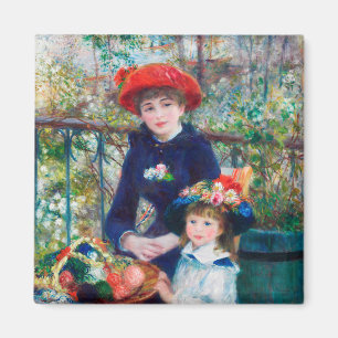 Imã Duas Irmãs (No Terrace) Pierre Auguste Renoir