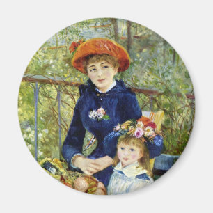 Imã Duas irmãs (no terraço) por Pierre Renoir