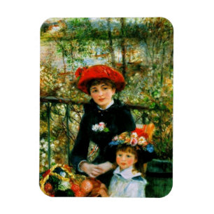 Ímã Duas Irmãs no Terraço por Renoir