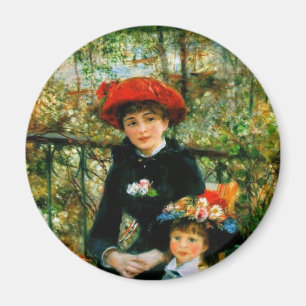 Imã Duas Irmãs no Terraço por Renoir