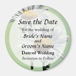 Imã Duas margaridas ao sol Salve a data