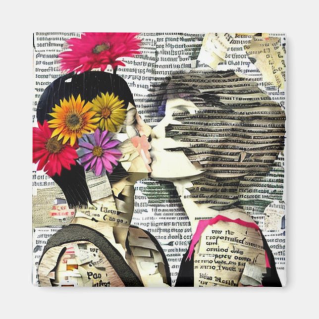 Imã Duas mulheres apaixonadas | Pride Kiss (Frente)