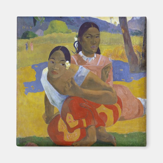 Imã Duas Mulheres Tahitianas, Gauguin (Frente)