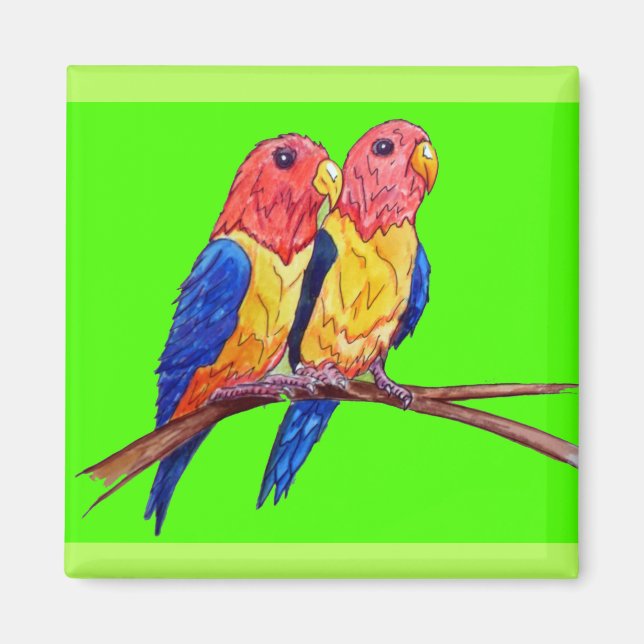 Imã Duas partes em um perch (Frente)