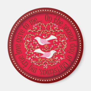 Imã Duas pombas da tartaruga