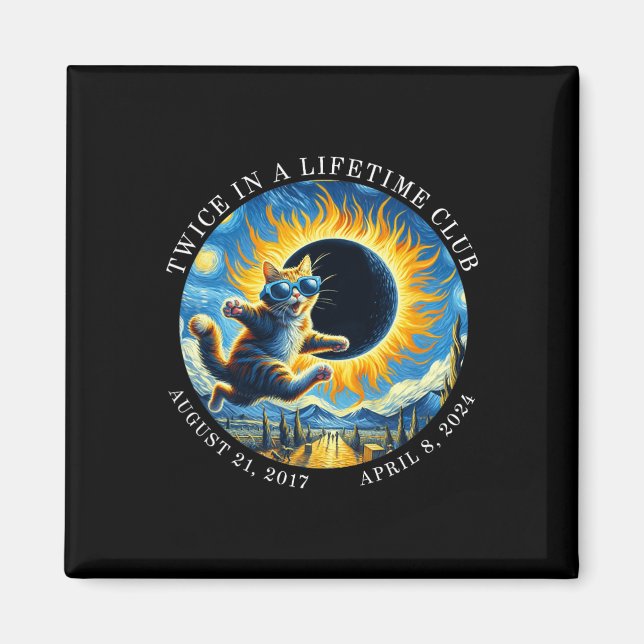 Imã Duas Vezes Em Um Clube Da Vida Totalidade Solar Ec (Frente)