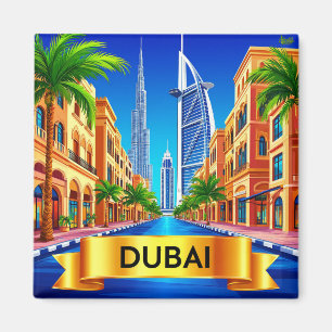 Imã 🧲 Dubai Emirados Árabes Unidos Memória de Férias