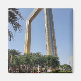 Imã Dubai Frame, situado no Parque Zabeel