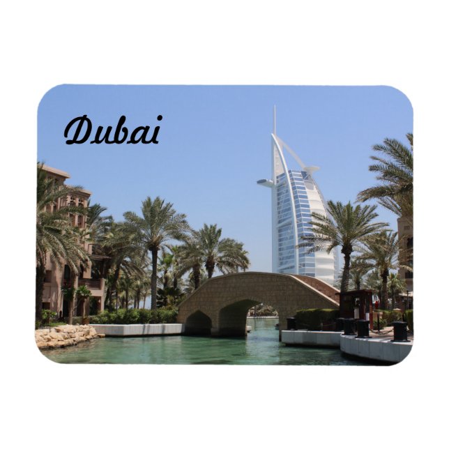 Ímã Dubai Magnet - Burj al Arab (Horizontal)