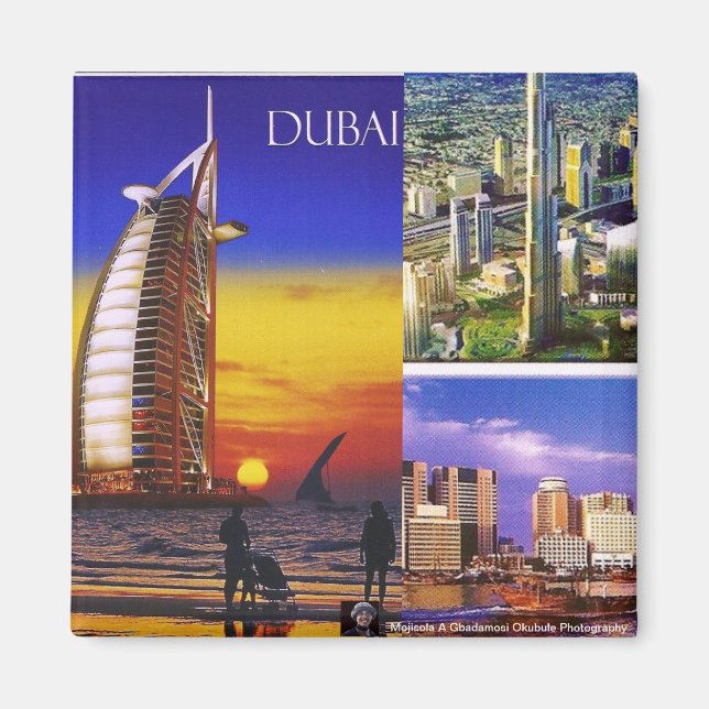 IMÃ DUBAI MAGNET POR MOJISOLA A OKUBULE (Frente)