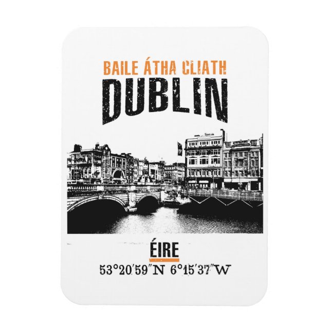 Ímã Dublin (Vertical)