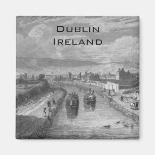 Imã Dublin da ponte de Blaquiere, canal real, Ireland