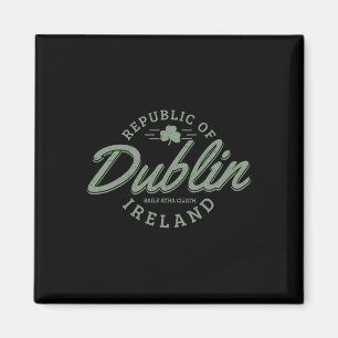 Imã Dublin Irlanda Folha de Trevo Irlandês Dia de São 