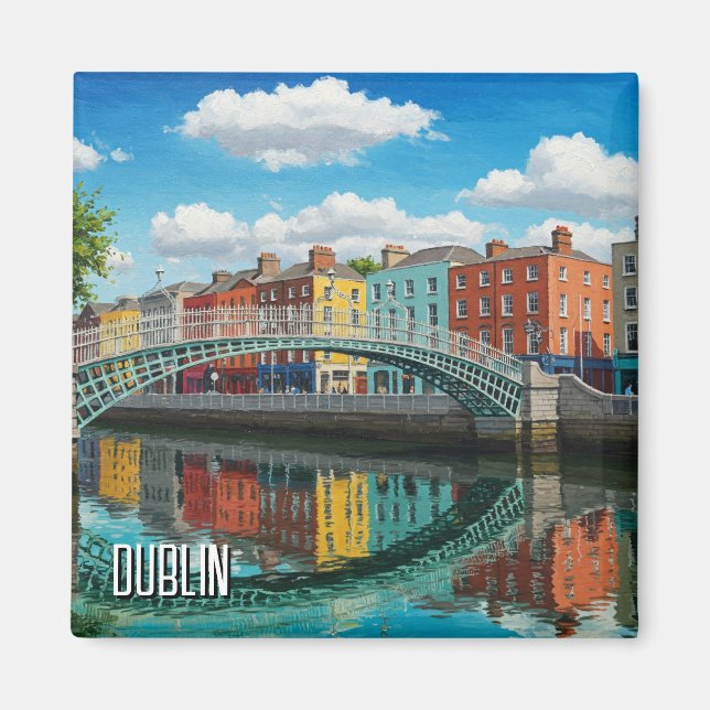 Imã Dublin Irlanda Viagem (Frente)