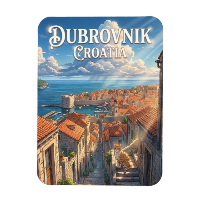 Ímã Dubrovnik, Croácia Croácia (Vertical)