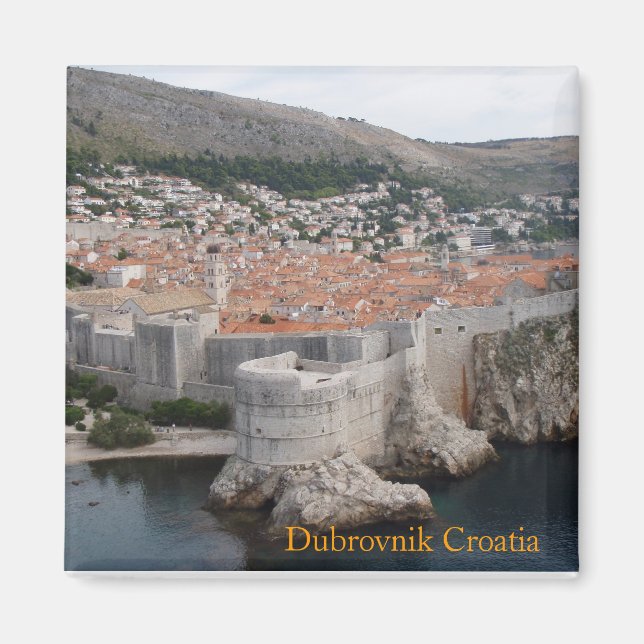 Imã Dubrovnik Croácia Magnet (Frente)