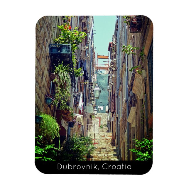 Ímã Dubrovnik Dentro, o Feriado das Paredes da Cidade  (Vertical)
